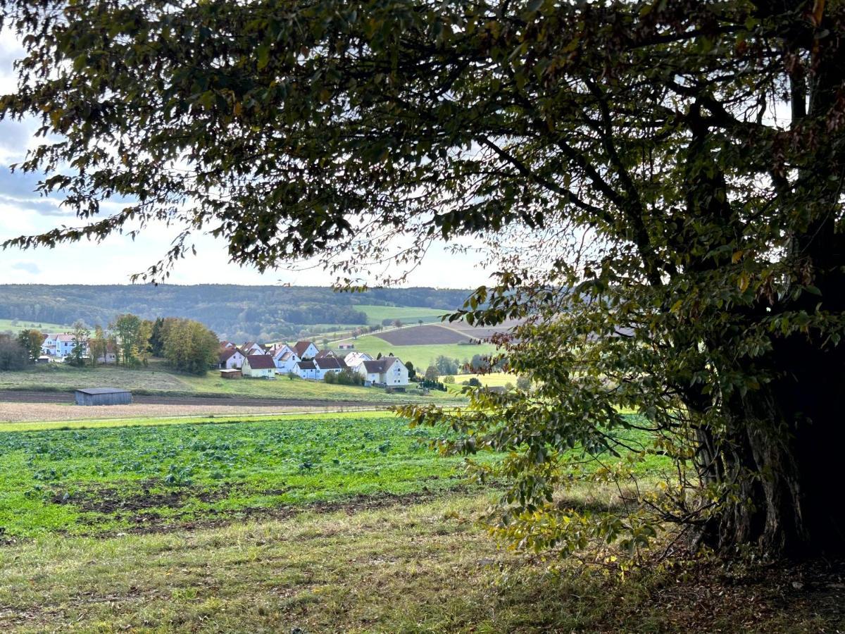 Ferienwohnung Im Usseltal - Zirben Spa - Monheimer Alb - Altmuehltal - Familie Geyer Daiting Monheim  Eksteriør bilde